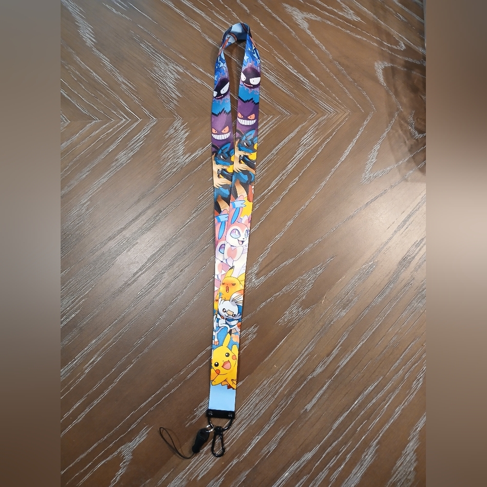 Pokemon Blue and Yellow Lanyard